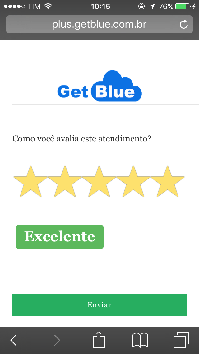 Avaliação do Atendimento